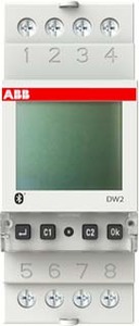 ABB DW2 Wochenzeitschaltuhr 2 Kanäle Bluetooth