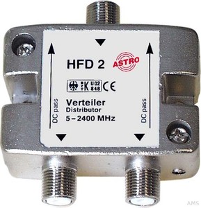 Astro HFD2 Verteiler 2-fach 5-2400 MHz