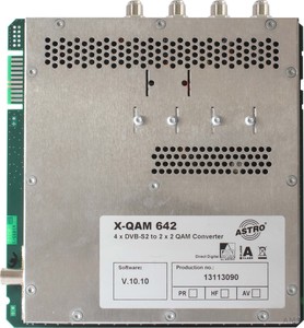 Astro XQAM642 Umsetzung von 4 DVB-S(2)