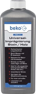 Beko TecLine Uni.-Imprägnierung Stein/Holz, 1000ml 299 11 1000 (1 Pack)