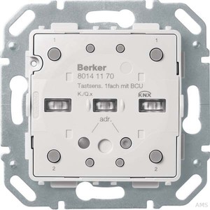 Berker 80141170 Tastsensor-Modul 1-fach mit BCU KNX Q. x/K. x