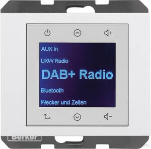 Berker Radio DAB+, Bt., K.x pw. gl. 30847009