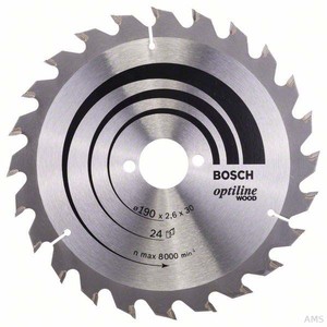 Bosch 2608640615 Kreissägeblatt 190 x 30mm