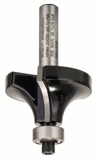 Bosch Abrundfräser 8mm 19 mm 2608628343