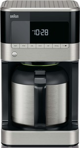 Braun KF 7125 sw/ed Kaffeemaschine 4 Tassen Edelstahl-Thermokanne