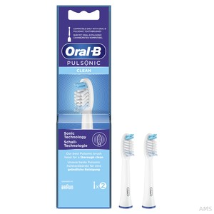 Braun Oral-B Aufsteckbürste Mundpflege-Zubehör EB PulsonicClean 2er