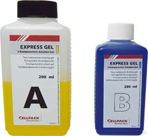 Cellpack EXPRESS GEL 2-Komponenten-Schüttel-Gel auf Silikonb.