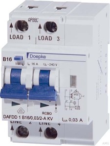 Doepke DAFDD1B40/0,03/2-A Brandschutzschalter