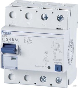 Doepke DFS4 125-2/0,30-B SK Fehlerstromschutzschalter