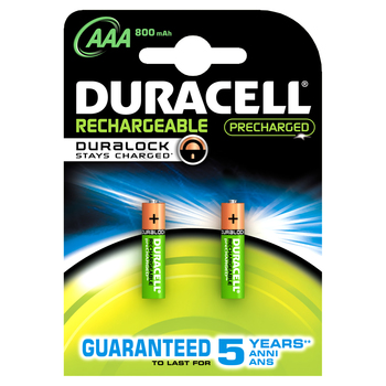 Duracell 2x Akku Micro AAA (HR03) B2 800mAh