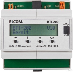 Elcom BTI-200 -BUS Anbindung an Telefonanlage - Anbindung an