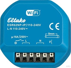 Eltako Stromstoß-Schaltrelais IP ESR62NP-IP/110-240V