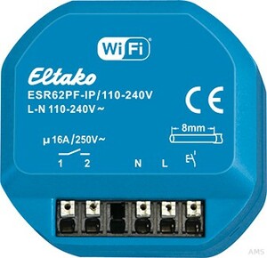 Eltako Stromstoß-Schaltrelais IP ESR62PF-IP/110-240V