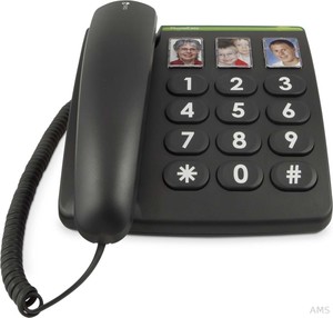 Eno Telecom Phone Easy 331ph sw Telefon schnurgebunden Großtasten