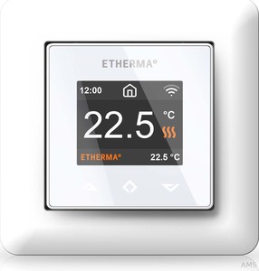 Etherma Smart-Thermostat Wi-Fi+App 5-40°C,16A eTOUCH-PRO-1-W