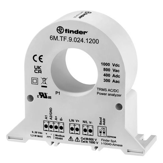 Finder Energie-Messwandler 300A-800VAC/400A- 6M.TF.9.024.1200