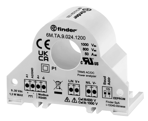 Finder Energie-Messwandler 50A-800VAC/1000VDC 6M.TA.9.024.1200
