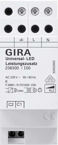 GIRA, Schalter 238300 S3000 Uni-LED-Lstg.zusatz REG Elektronik