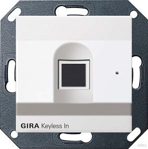 GIRA, Schalter 261703 Gira Keyless In Fingerprint-Leseeinheit System 55 Reinweiß