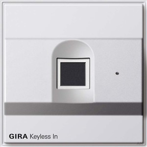 GIRA, Schalter 261766 Gira Keyless In Fingerprint-Leseeinheit Gira TX_44 Reinweiß
