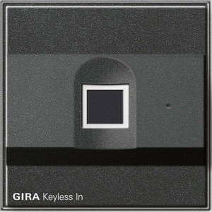GIRA, Schalter 261767 Gira Keyless In Fingerprint-Leseeinheit Gira TX_44 Anthrazit