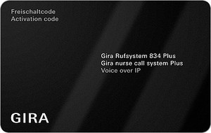 GIRA, Schalter 599500 Softwarepaket VOIP Rufsystem 834 Plus