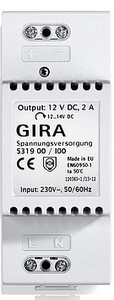 Gira 531900 Spannungsversorgung 12 V DC 2 A Elektr.
