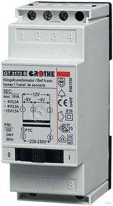 Grothe GT 3139S KLINGELTRAFO 8/12V 1,3/1,0A