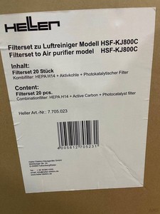 Heller Filterset H14 HEPA f.HSF-KJ800C 7.705.023