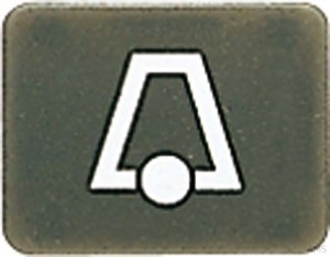 Jung 33 AN K Taster-Symbol Klingel WG600/WG800