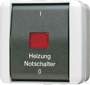 Jung 802 H W NOTSCHALTER 2-POLIG