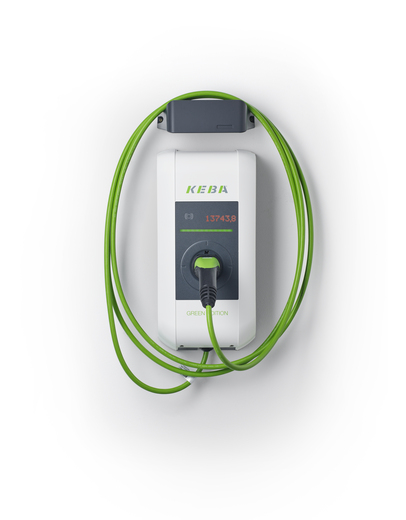 Keba Energy Automation Ladekabel-Halterung oben für KeContact P30
