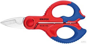 Knipex-Werk Elektrikerschere poliert, 155mm 95 05 155 SB