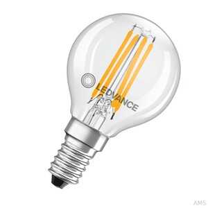 LEDVANCE Osram LED-Leuchtmittel LED CLP40 4W 827 FILCL E14 P
