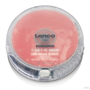 LENCO CD-Player m.Hörbuchf. portable,Ladef. CD-202TR Transprent (10 Stück)
