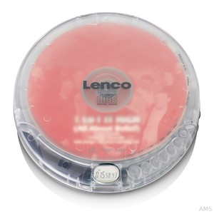 LENCO CD-Player portable,Ladef. CD-012TR Transprent (10 Stück)