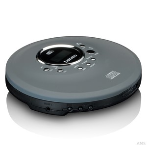 LENCO DAB+ CD-Player Anti-Shock-Funktion CD-400GY Grey (4 Stück)