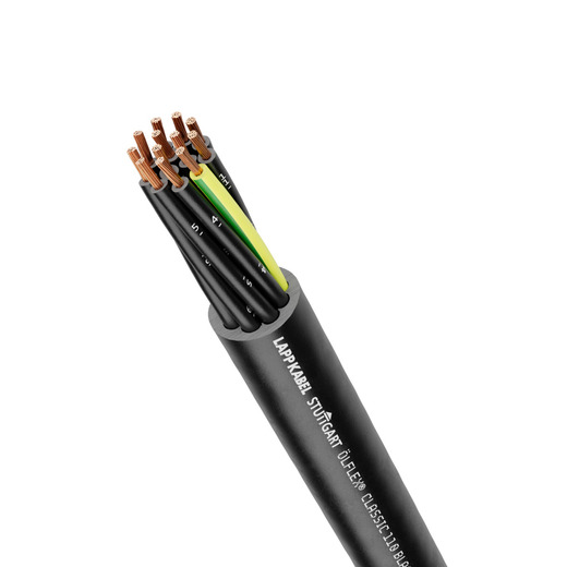 Lapp Kabel PVC-Steuerleitung m.Schutzleiter ÖLFL.CL 110 Black 0,6/1kV 4G2,5 m (1 Meter)