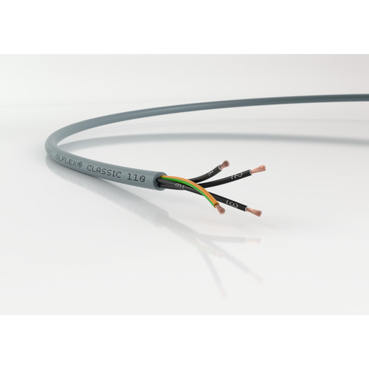 Lapp Kabel PVC-Steuerleitung mit Schutzleiter ÖLFLEX CLASSIC 110 5G0,5 RG100m (1 Meter)