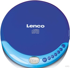 Lenco CD-Player portable,Ladef. CD-011 Blue (10 Stück)