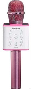 Lenco Karaoke-Mikrofon BT,2x3W(RMS) BMC-090 pink (5 Stück)