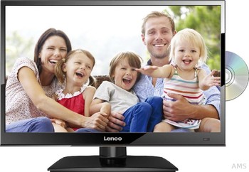 Lenco LED-TV m.DVB-C/S2/T2 DVD-Player,39cm DVL-1662 BK