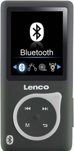 Lenco MP3-Player mit Bluetooth 8GB XEMIO-768 Grey (4 Stück)