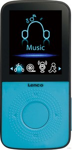 Lenco MP4-Player m.Schrittzähler 4GB Podo-153 blue (4 Stück)