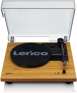 Lenco Plattenspieler Holzgehäuse LS-10 Wood (2 Stück)