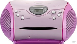 Lenco UKW-Radio m.CD stereo,pink SCD-24 PINK (4 Stück)