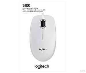 Logitech Maus Optisch,Business LOGITECH B100 USB ws