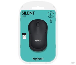 Logitech Maus Wireless Silent,Optisch M220 ant