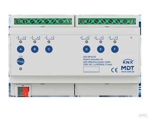 MDT technologies Schaltaktor 6-fach 8TE REG 16/20 A 230 V AC
