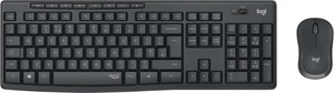 MediaCom Tastatur/Maus Set MK295 graphit Wireless Unifying SilentTouch Optisch